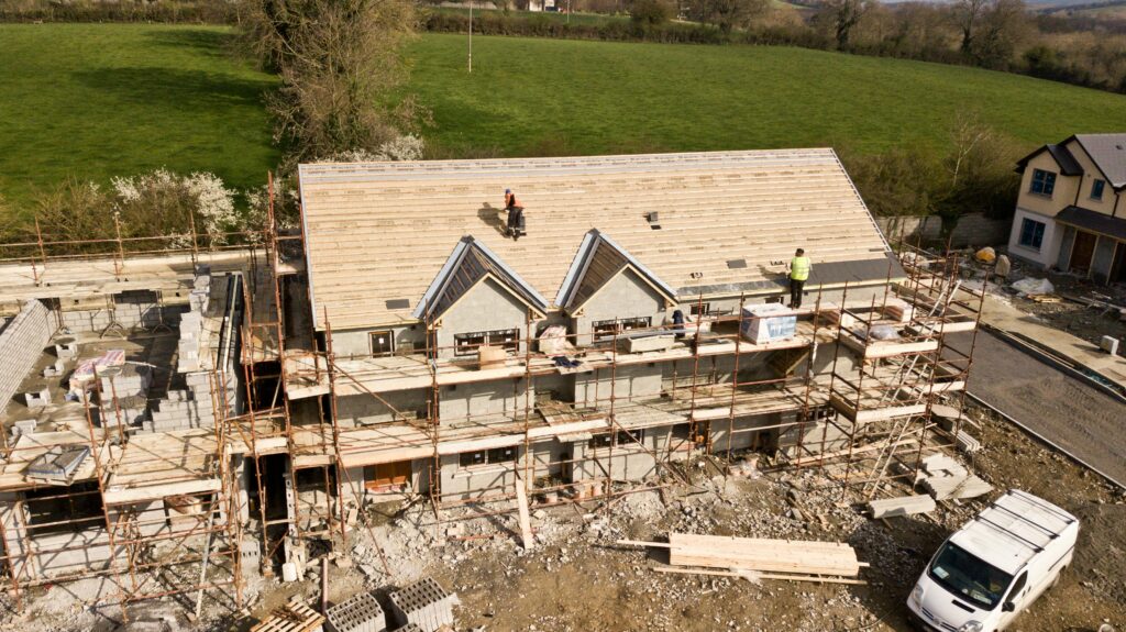 Roofing work